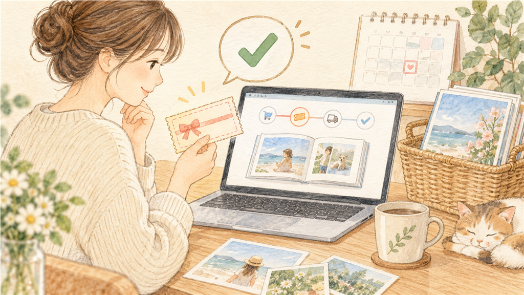 クーポンと割引は条件を先に見るの結論を示す手書き図解